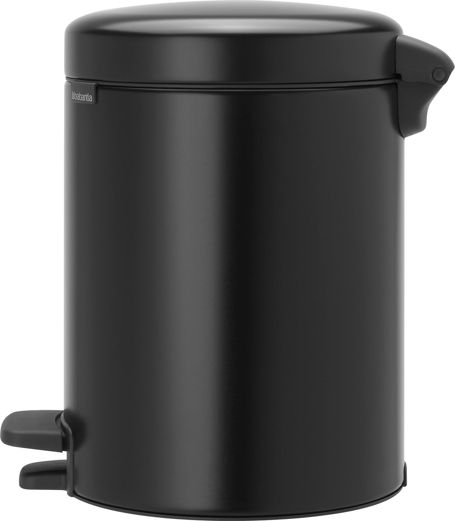 Pedalhink NewIcon Mattsvart  5 liter Brabantia