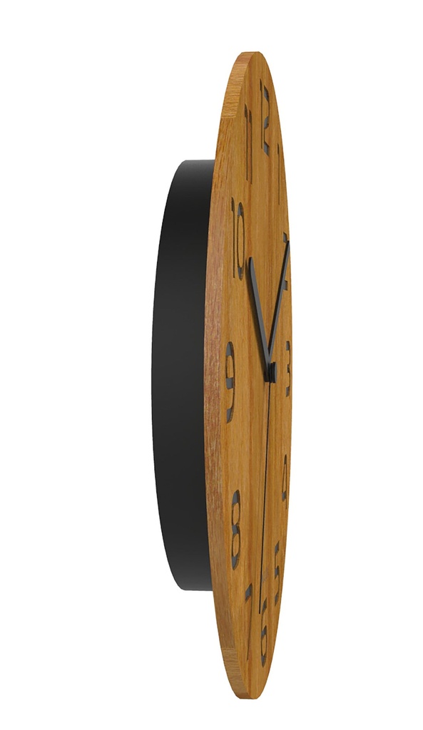 Väggklocka Palma Bambu 300 mm Ljusbrun