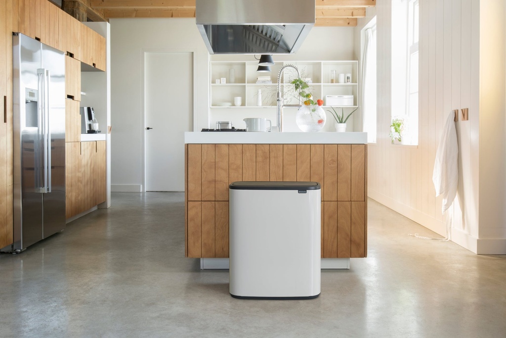 Touch Bin Bo 2x30 liter Vit