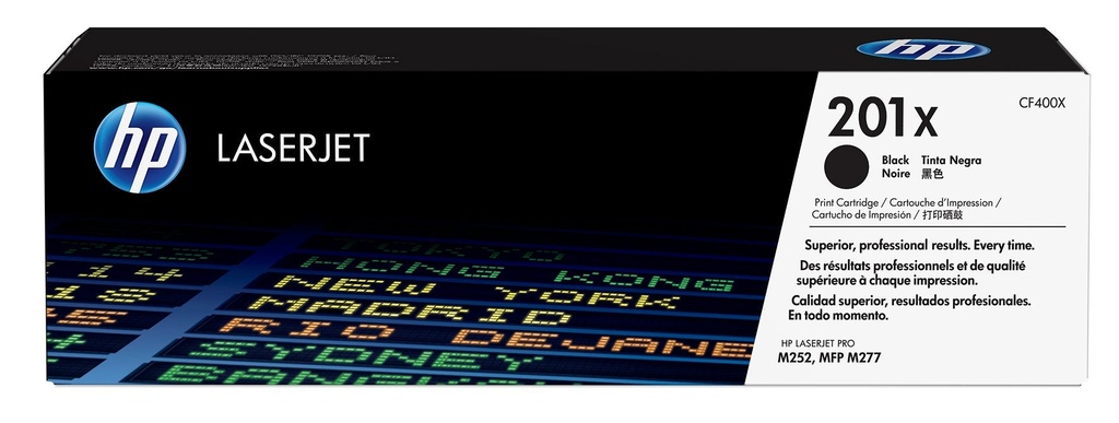Toner HP 201X CF400X Svart 2,8k