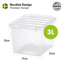 Förvaringsbox SmartStore Classic 3 / 3 liter