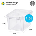 Förvaringsbox SmartStore Classic 1,5 / 1,3 liter