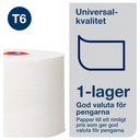 Toalettpapper Mid-size Universal T6 27 st/krt