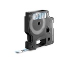 Märkband Dymo D1 9 mm svart/klar