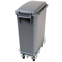 Soptunna Patricia 60 liter grå
