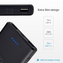 Power Bank 10,000 mAh svart