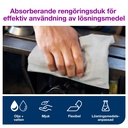 Rengöringduk Flexibel Tork W1/W2/W3 148,2 meter grå