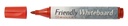 Whiteboardpenna Friendly konisk röd