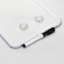 Whiteboard-tavla magnetisk 280 x 360 mm vit