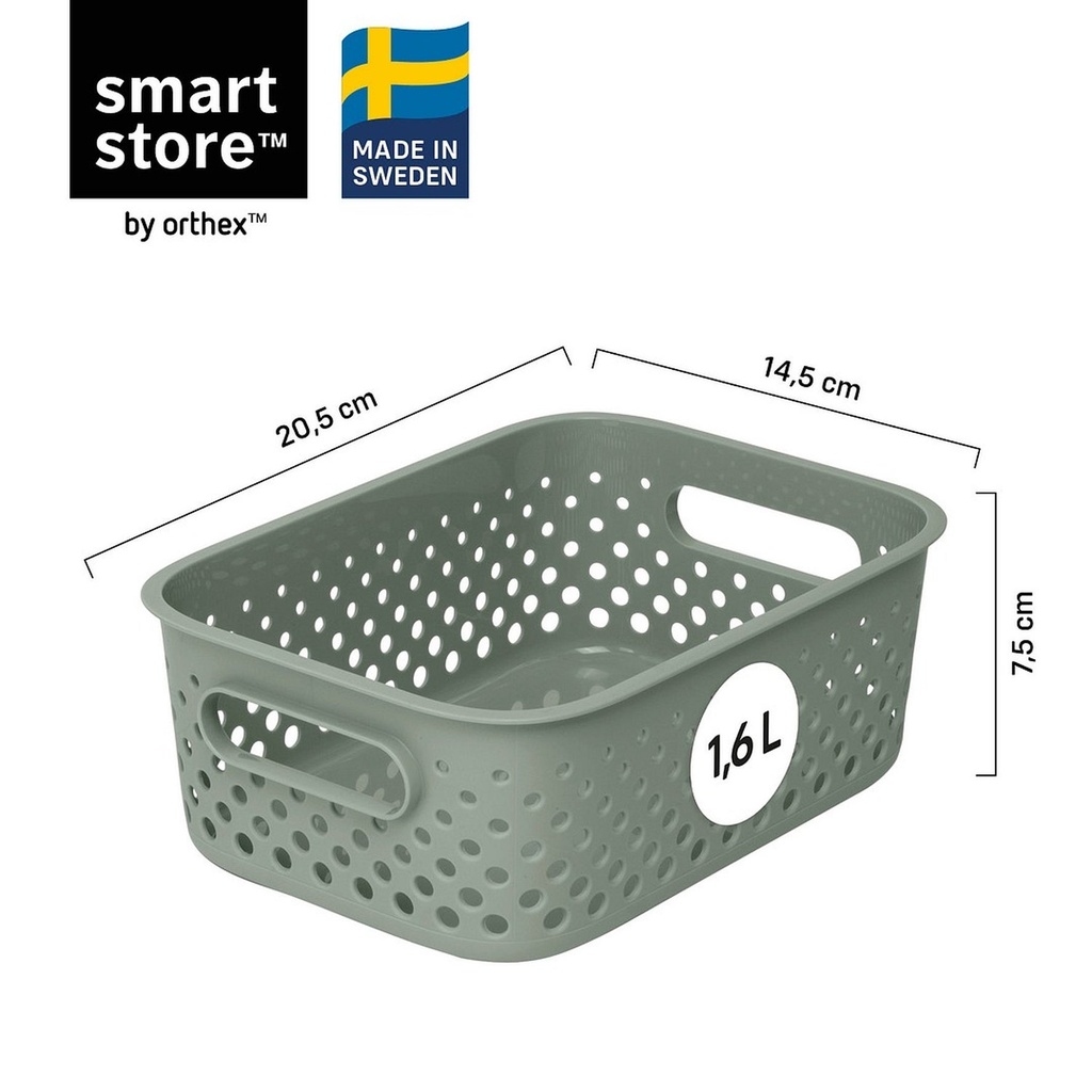 Förvaringslåda Essence S 20,5x14,5x7,5cm Grön