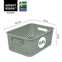 Förvaringslåda Essence L 36,5x27x15cm Grön