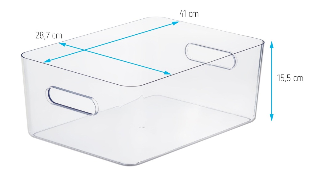 Förvaringsbox SmartStore™ Compact Clear L klar