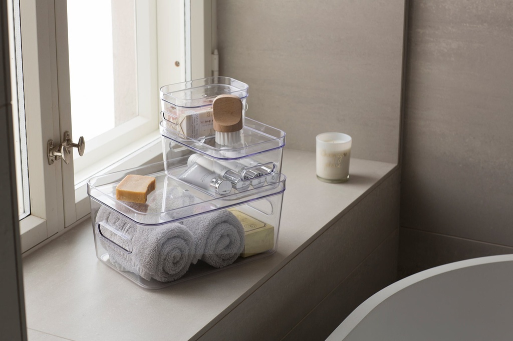 Förvaringsbox SmartStore™ Compact Clear S klar