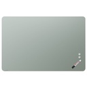 Glastavla matt rundade hörn 100x150 cm sage green