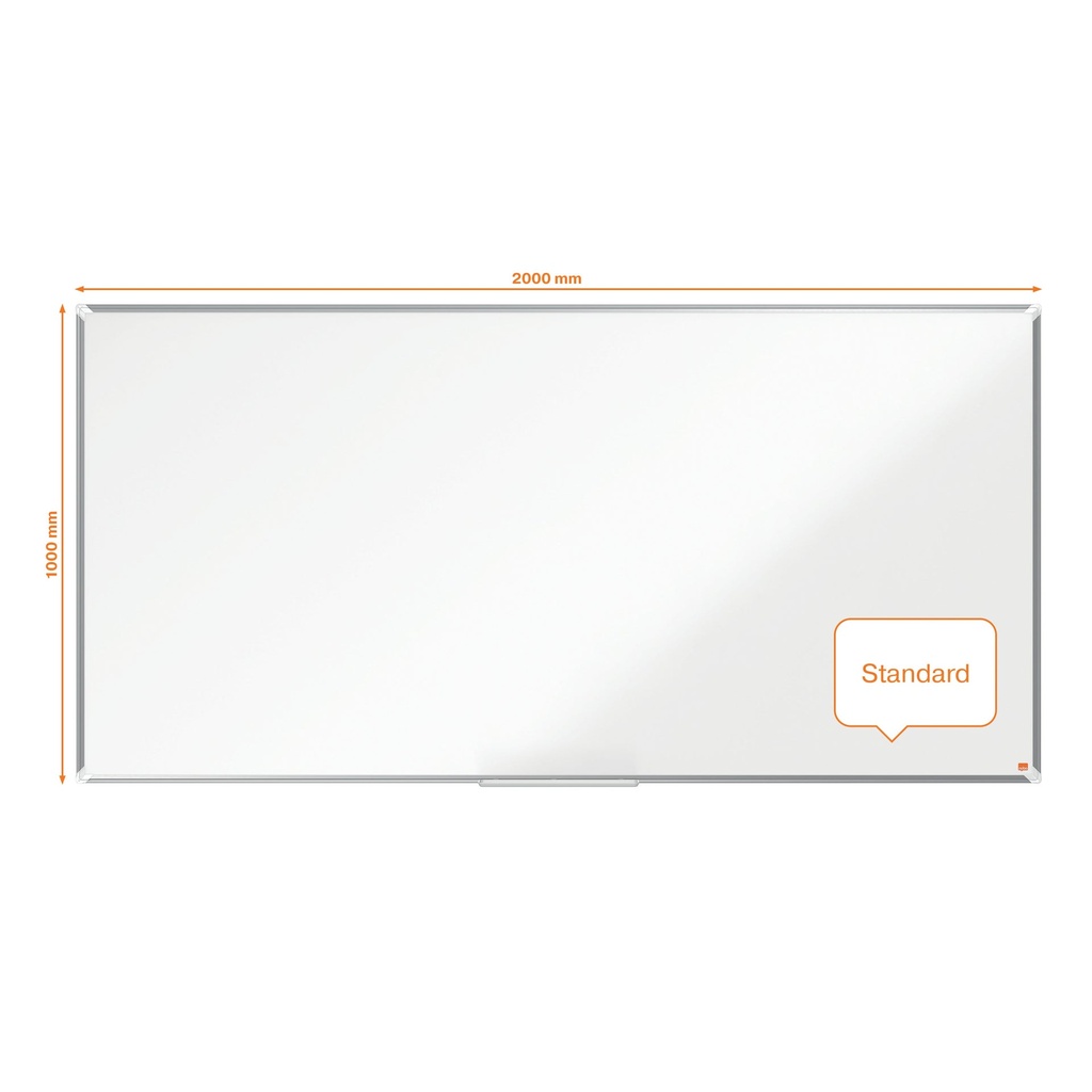 Whiteboard Premium Plus Emalj 2000 x 1000 mm