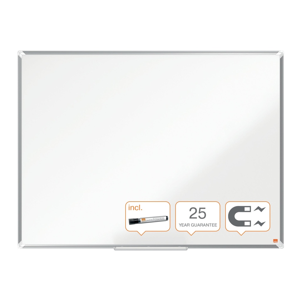 Whiteboard Premium Plus Emalj 1200 x 900 mm