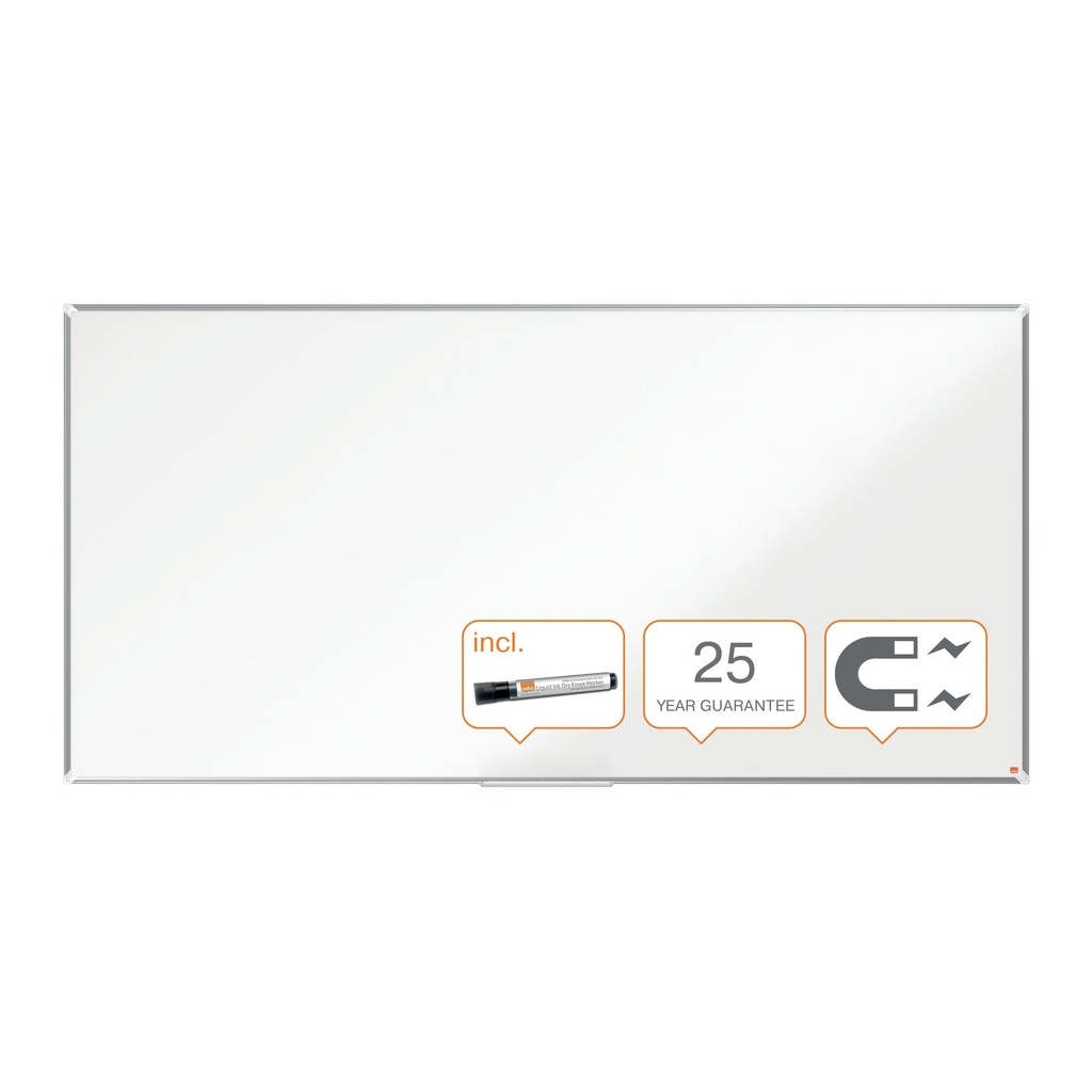 Whiteboard Premium Plus Emalj 2400 x 1200 mm