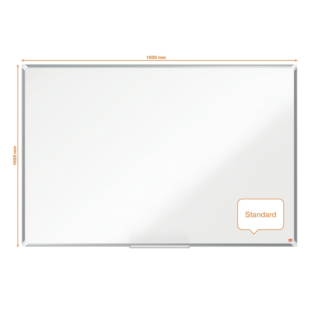 Whiteboard Premium Plus Emalj 1500 x 1000 mm