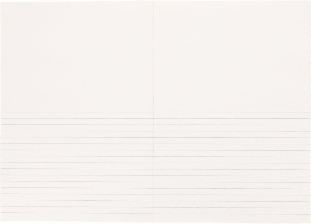 Skrivhäfte A4 linjerat 8,5mm/blank