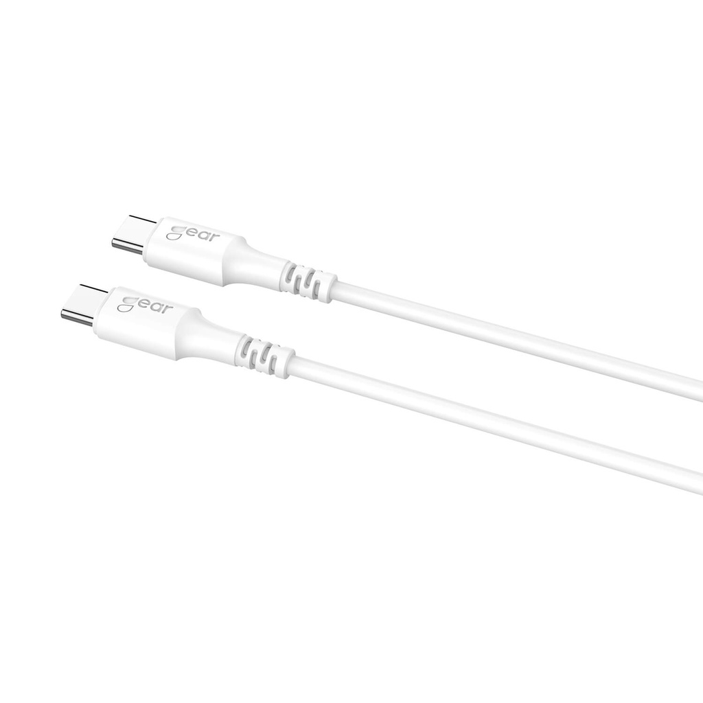 Laddkabel USB-C till USB-C 2.0 2 m vit