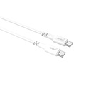 Laddkabel USB-C till USB-C 2.0 2 m vit