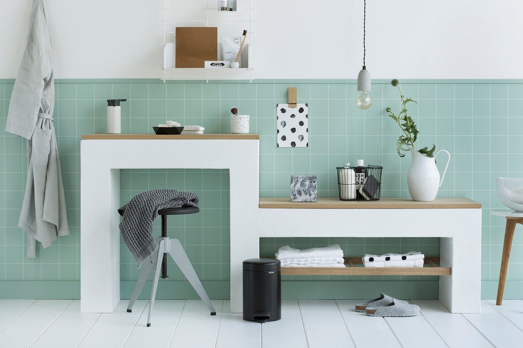 Pedalhink NewIcon Mattsvart 3 liter Brabantia