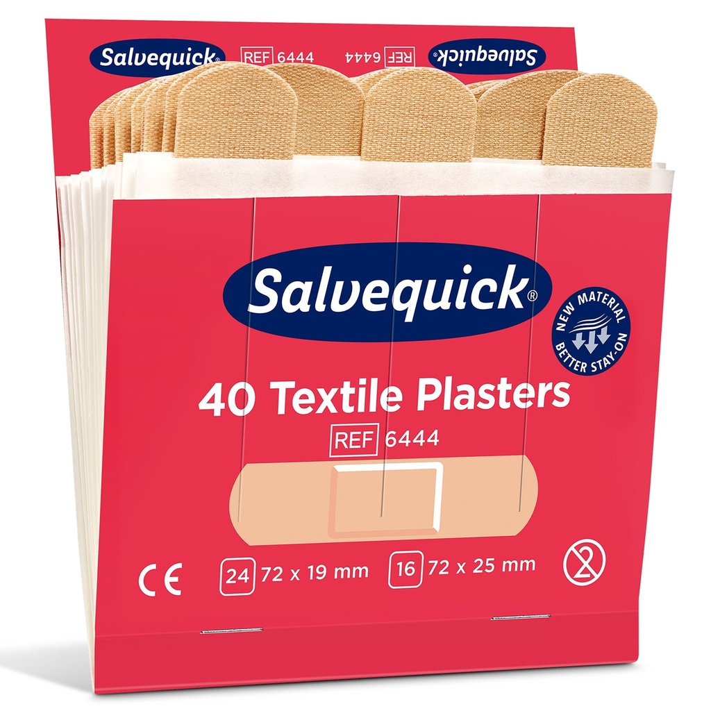 Plåsterrefill Textilplåster 6444 6 x 40 st/fp