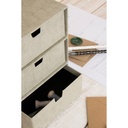 3-lådsbyrå Bigso Ingrid canvas linen
