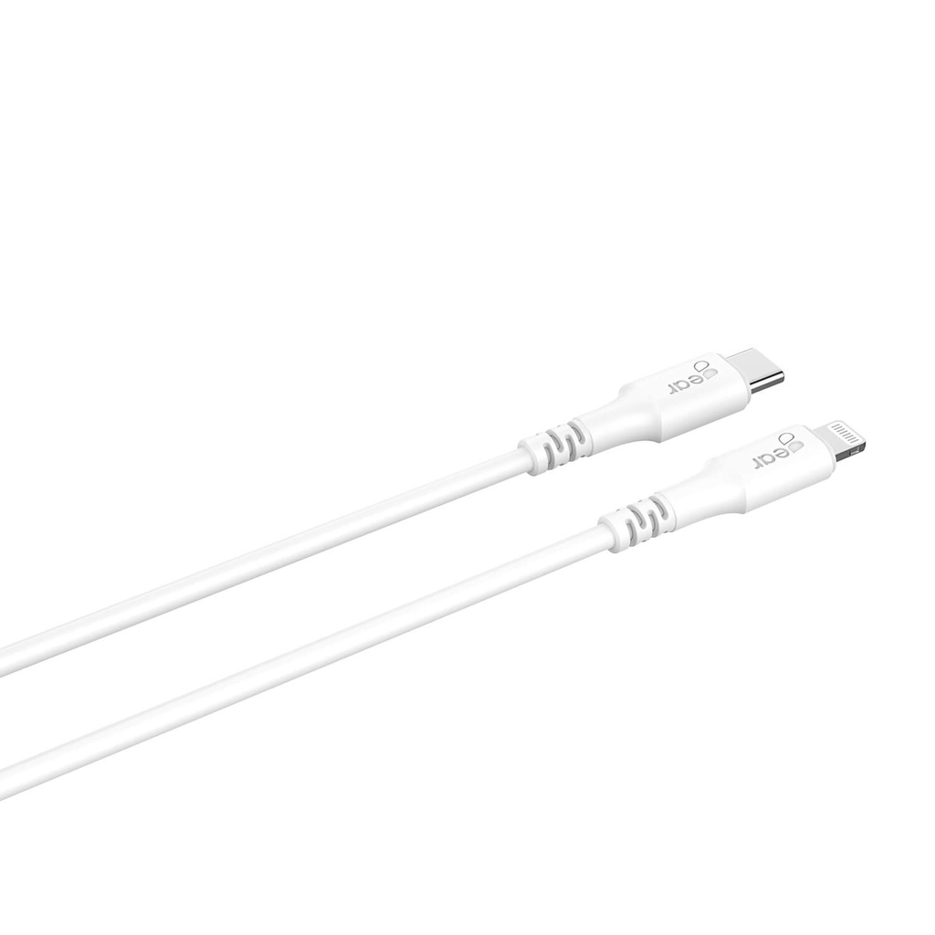 Laddkabel USB-C till Lightning 2 m MFI C94 vit
