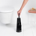 Toalettborste med hållare Classic Mattsvart Brabantia
