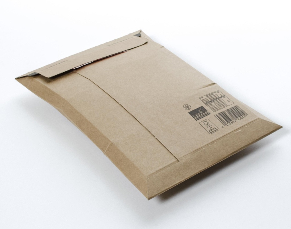 Wellkuvert 235x340x35 mm Brun