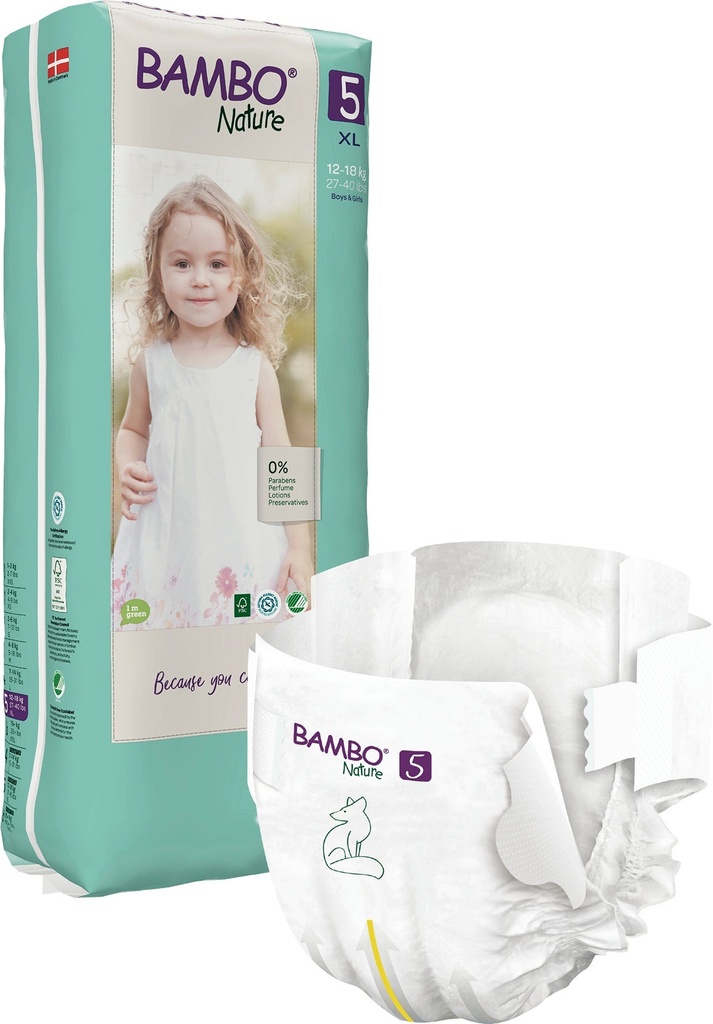 Blöja Bambo Nature 12-18 kg tall 44 st/fp