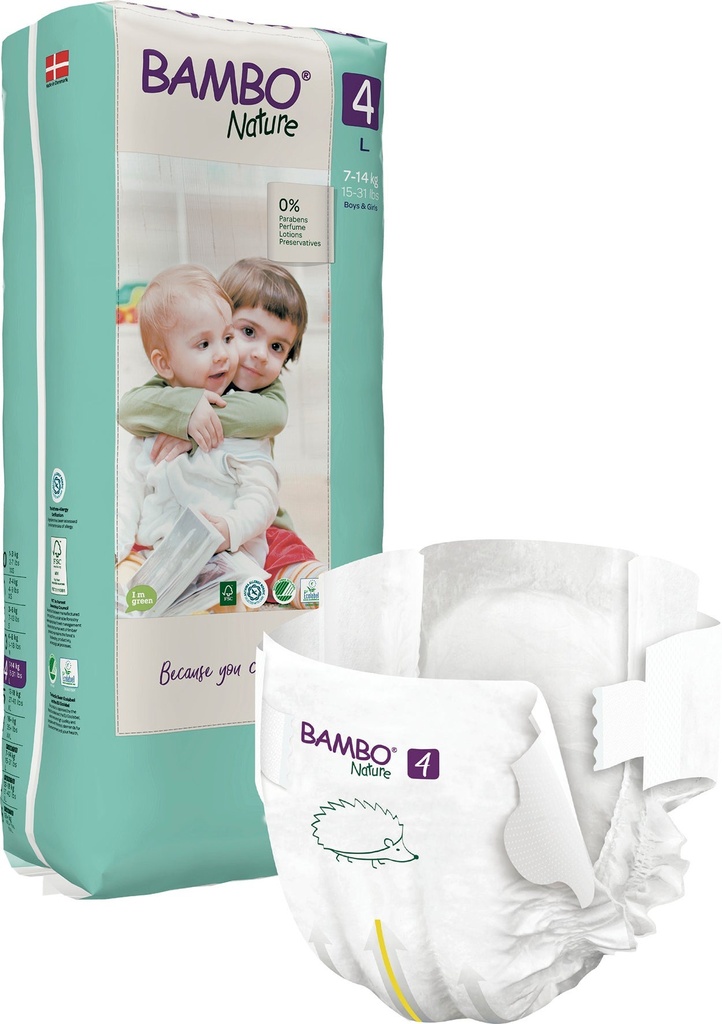 Blöja Bambo Nature 7-14 kg tall 48 st/fp