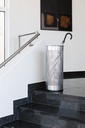 Paraplyställ runt 28,5 liter Ø 26 cm silver