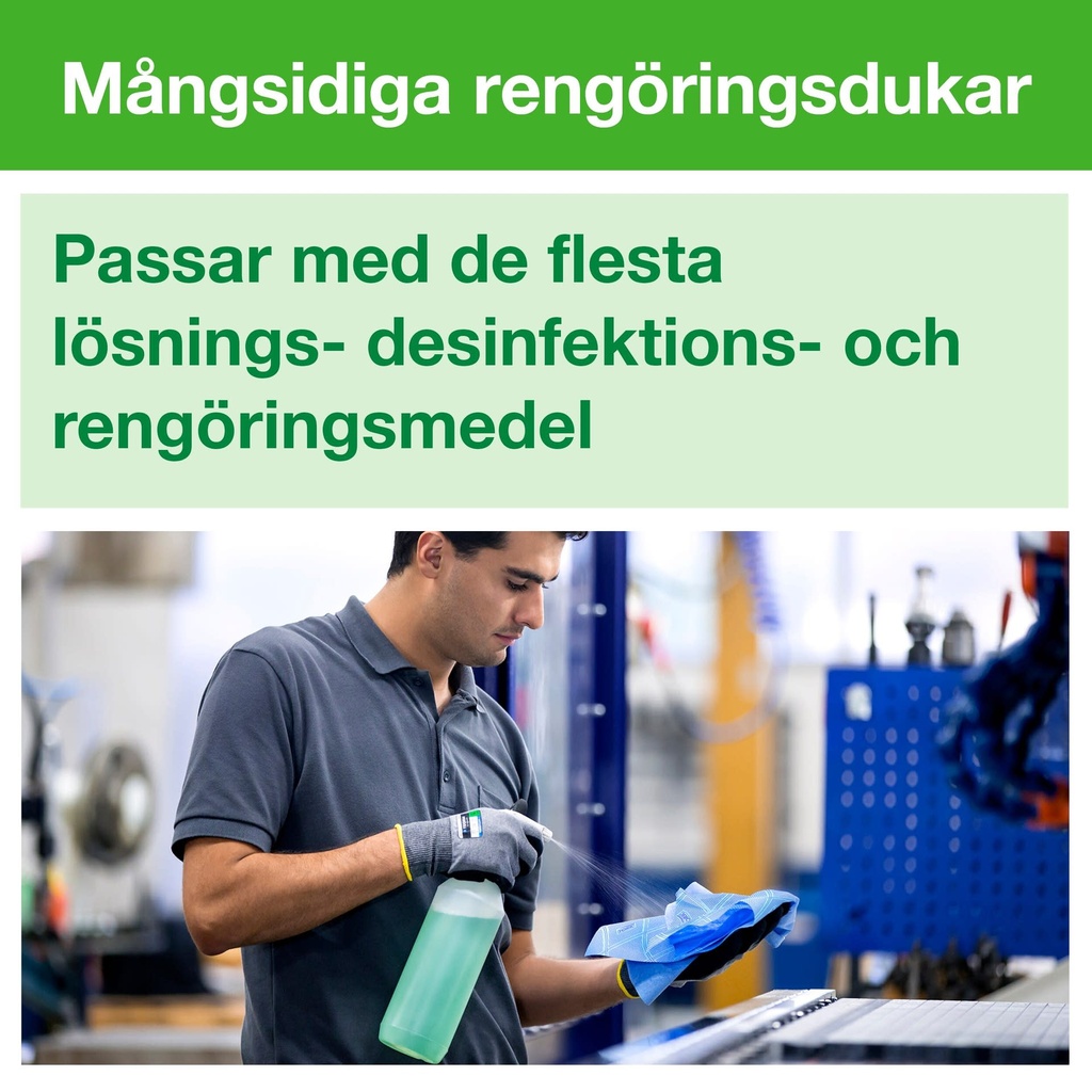 Rengöringsduk Tork Blå W8 40/