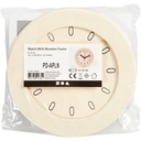 Klocka med träram 15 cm plywood