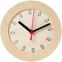 Klocka med träram 15 cm plywood