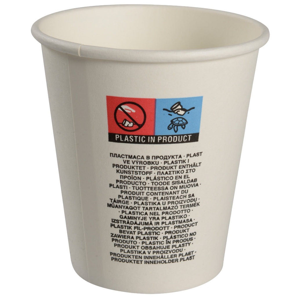Pappersmugg/bägare vit 21 cl 50-pack