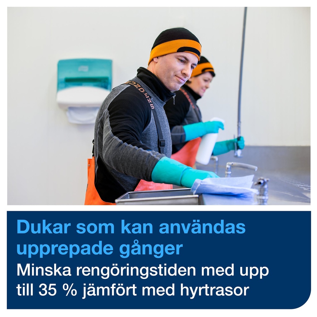 Rengöringsduk Tork Kraftig W4, 105x4st/fpk