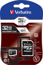 Verbatim SDHC/MicroSDHC 32GB Svart