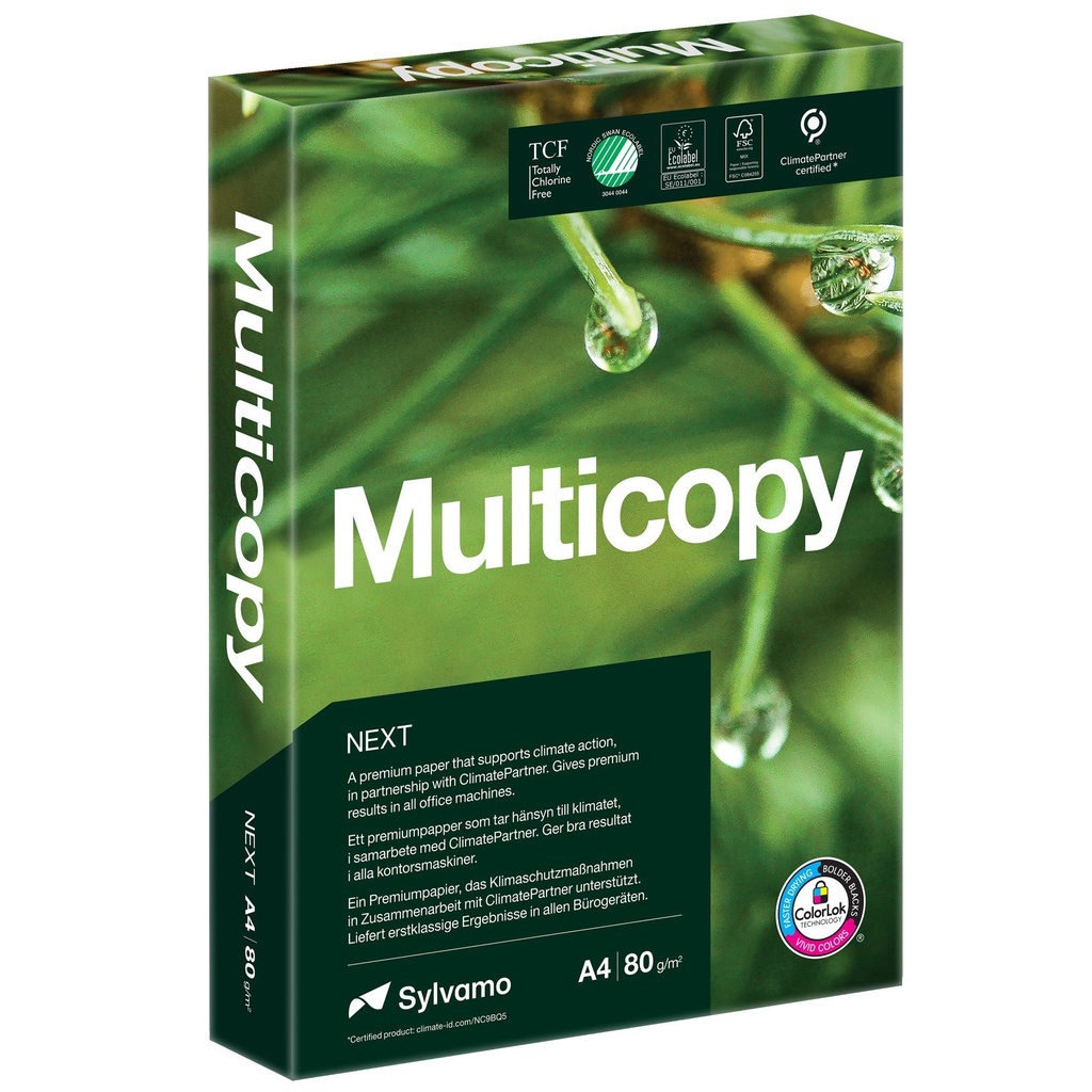 Kopieringspapper Multicopy Next A4 80g 500/pkt