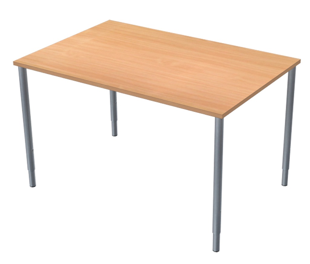 Skrivbord 120x80 cm bokmelamin/svart Lanab
