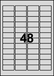 Etikett L6009 45,7x21,2mm 960/fp