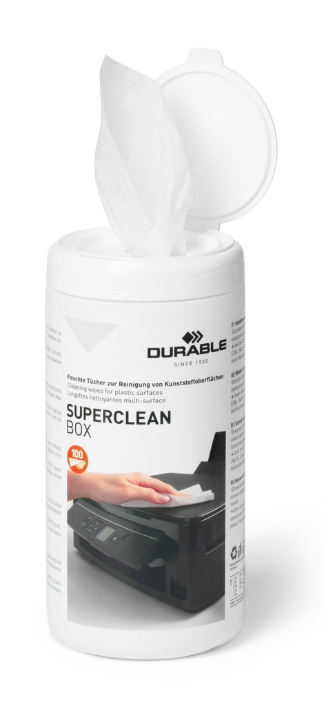 Rengöringsservetter Superclean Box 100-pack