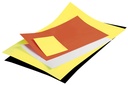 Kartong 50 x 70 cm fluor. röd 10 st/fp