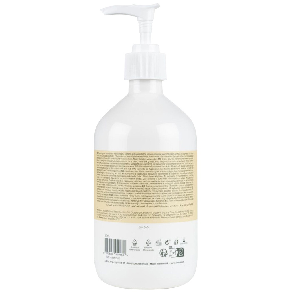 Handkräm utan parfym 500 ml pump