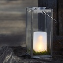 Lykta frostad LED 14,5 cm
