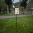 Lykta frostad LED 14,5 cm