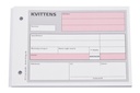 Kvittensblock A6L 50 blad
