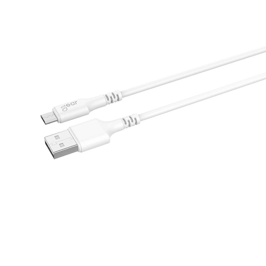 Laddkabel MicroUSB till USB-A 1 m vit